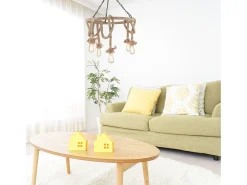 Clearance Lámpara Toolight App677-5Cp Boho Brown Marru00f3n