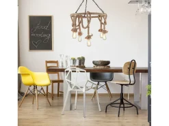 Clearance Lámpara Toolight App677-5Cp Boho Brown Marru00f3n