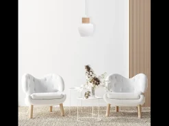 Lámpara Suspendida-Lámpara Toolight App1591-1Cp Boho White Beige Blanco