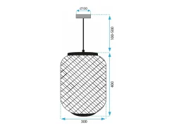 Sale Lámpara Toolight App1312-1Cp Boho Black Negro