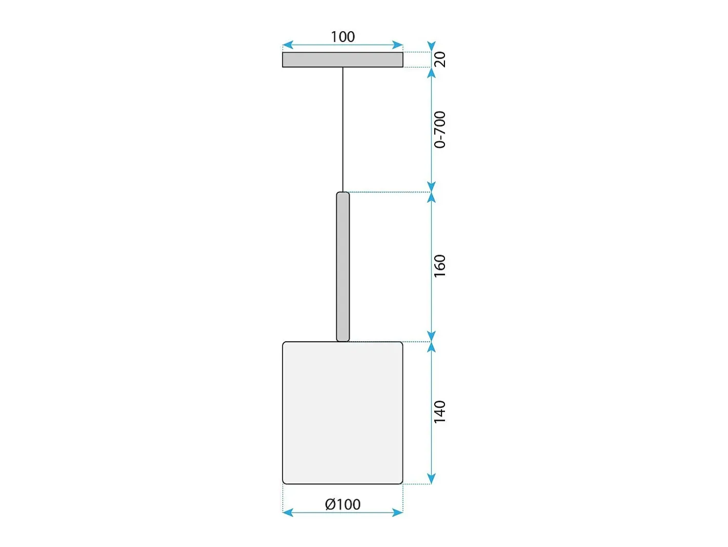 Lámpara Toolight App1703-1Cp C Grey Gris Online