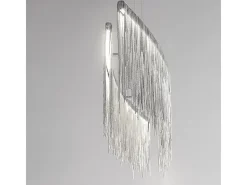 Lámpara Suspendida-Lámpara Toolight App891-Cp Chain 100Cm Grey Gris