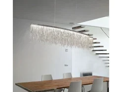 Lámpara Suspendida-Lámpara Toolight App891-Cp Chain 100Cm Grey Gris