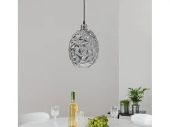 Lámpara Suspendida-Lámpara Toolight App564-1Cp Chrome Plateado