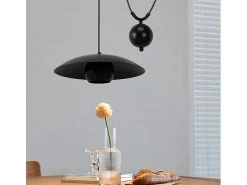 Lámpara Suspendida-Lámpara Toolight App1450-1Cp 30Cm Black Negro