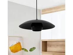 Lámpara Suspendida-Lámpara Toolight App1450-1Cp 30Cm Black Negro