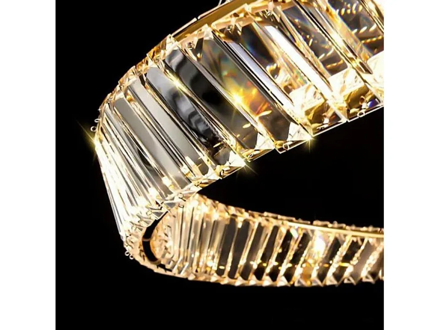 Hot Lámpara Toolight App1202-Cp Cristal 80Cm Gold Dorado