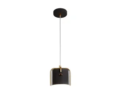 Lámpara Suspendida-Lámpara Toolight App934-1Cp Elegant Black Negro