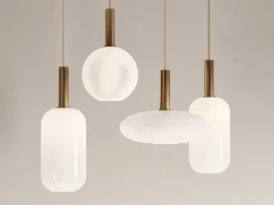 Lámpara Suspendida-Lámpara Toolight App668-1Cp Gold White Dorado