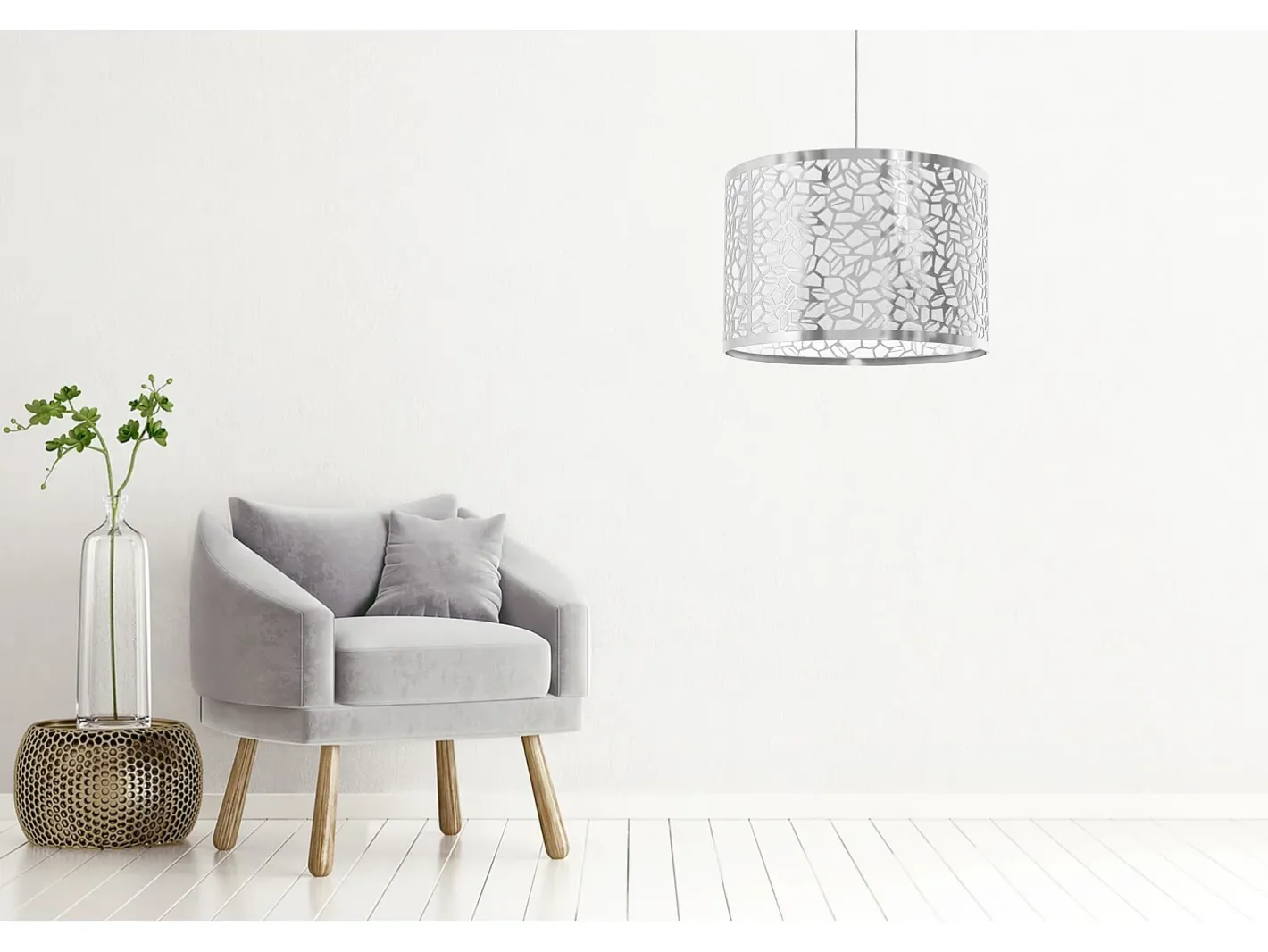 Lámpara Toolight App1015-1Cp Grey Gris Sale