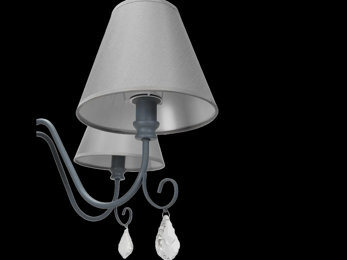 Lámpara Toolight App991-4Cp Grey Gris