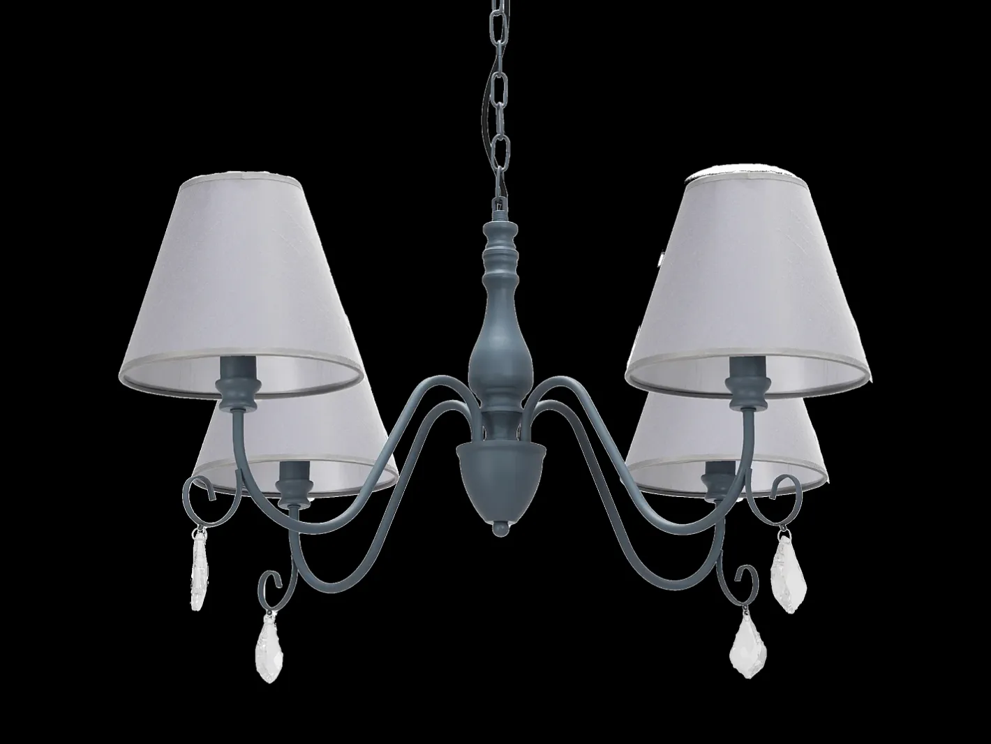 Lámpara Toolight App991-4Cp Grey Gris