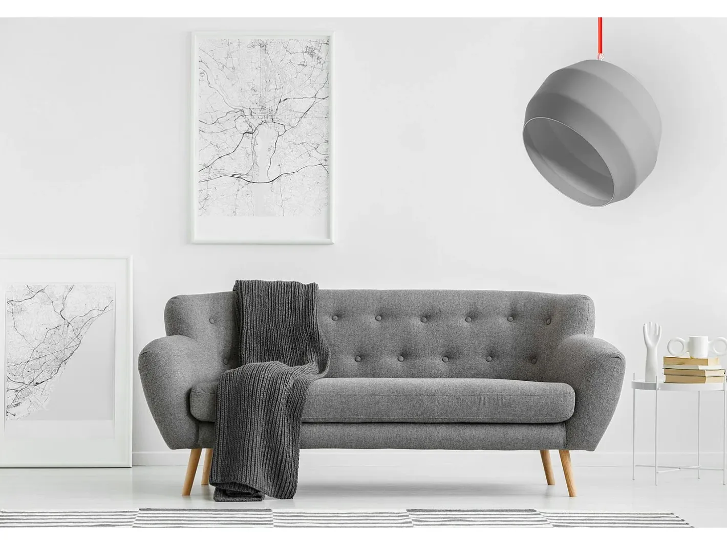 Online Lámpara Toolight App382-1Cp Grey Gris