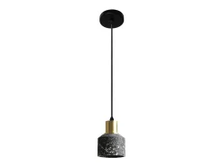 Lámpara Suspendida-Lámpara Toolight App930-1Cp Lastri Black Negro