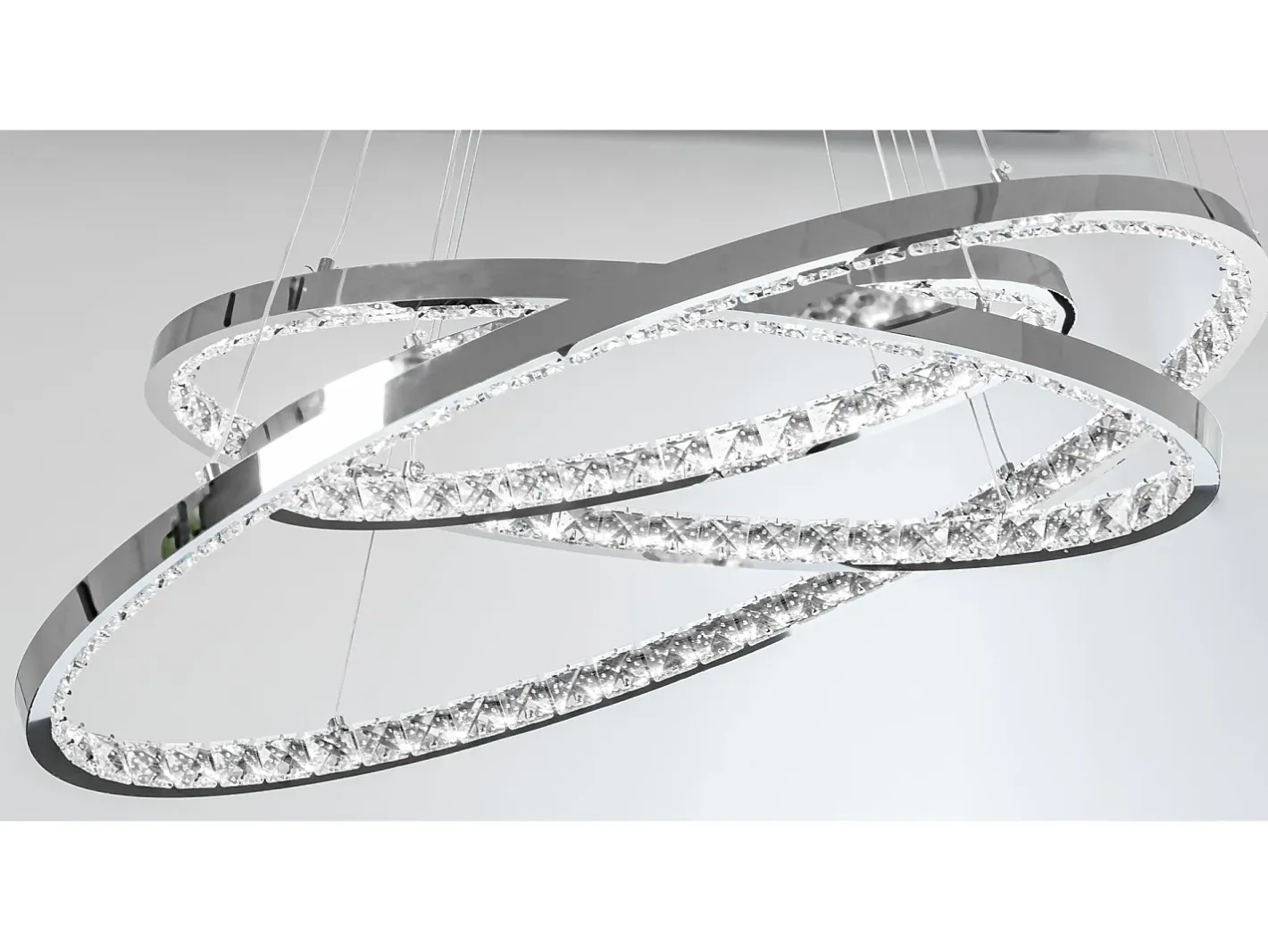 Lámpara Suspendida-Lámpara Toolight App772-3Cp Light Grey Gris
