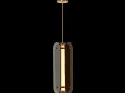 Lámpara Suspendida-Lámpara Toolight App1676-Cp Long Black Negro