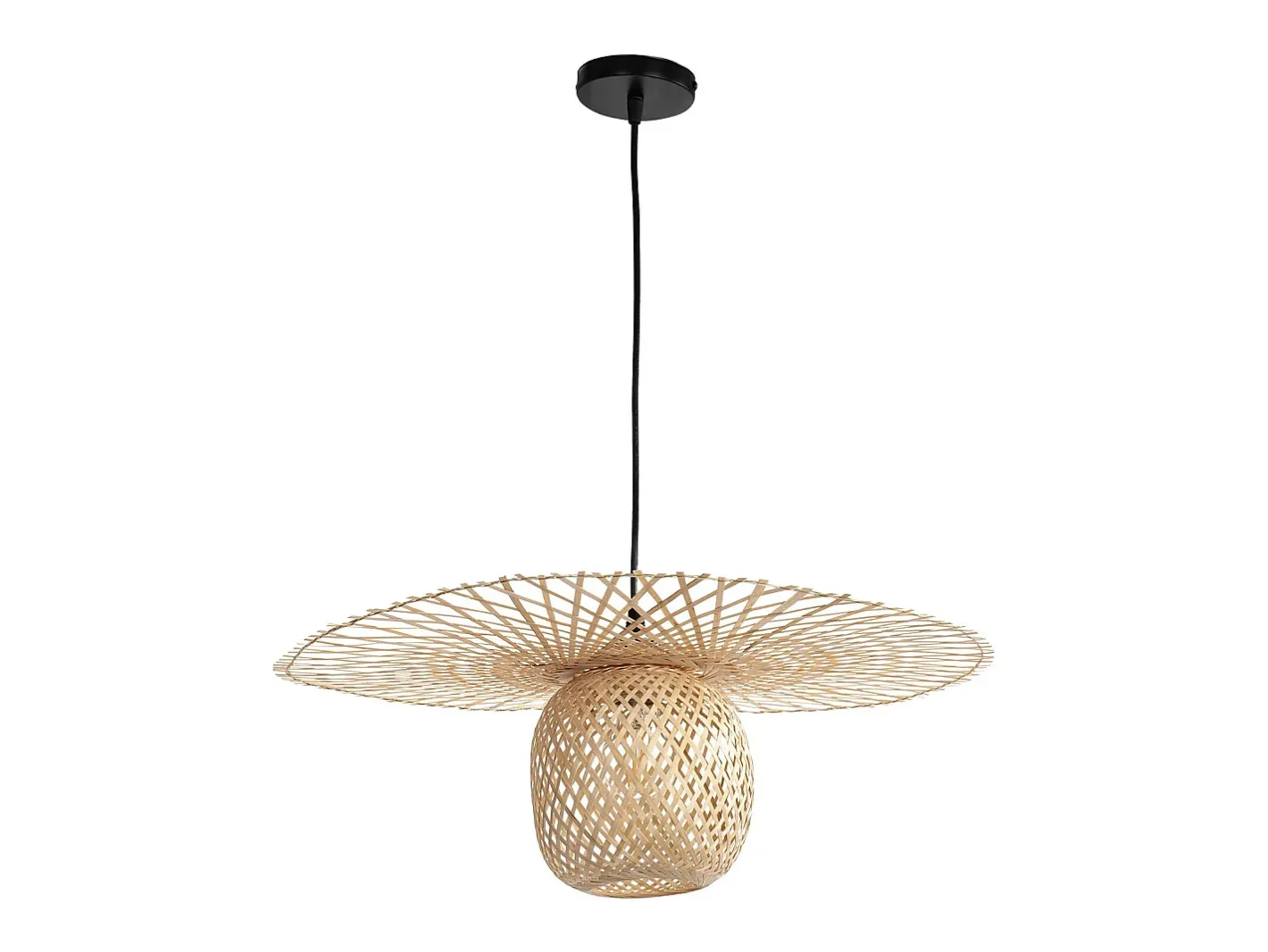 Lámpara Toolight App881-1Cp Natural Black Negro Clearance