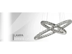 Hot Lámpara Toolight App418-Cp Ringi Grey Gris