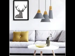 Lámpara Suspendida-Lámpara Toolight App058-1Cp Scandi B White Blanco