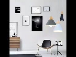 Lámpara Suspendida-Lámpara Toolight App058-1Cp Scandi B White Blanco