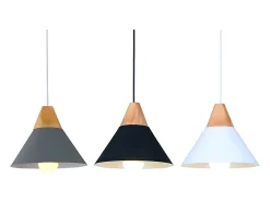 Lámpara Suspendida-Lámpara Toolight App060-1Cp Scandi C Black Negro
