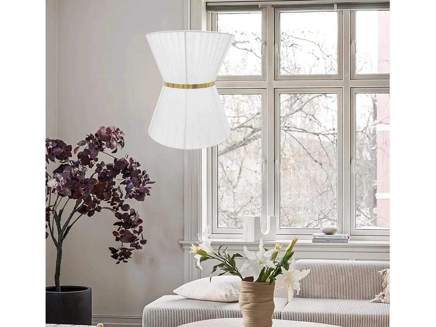 Lámpara Suspendida-Lámpara Toolight App1504-1Cp White Blanco