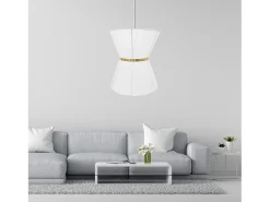 Lámpara Suspendida-Lámpara Toolight App1504-1Cp White Blanco