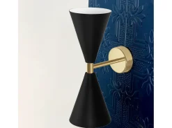 Lámpara Suspendida-Lámpara Toolight App1140-2W Black Negro
