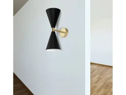 Lámpara Suspendida-Lámpara Toolight App1140-2W Black Negro