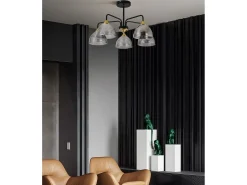 Best Lámpara Toolight G085-5C Black Grey Gris