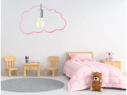 Lámpara Suspendida-Lámpara Toolight Kids Lh2077 Pink Rosa