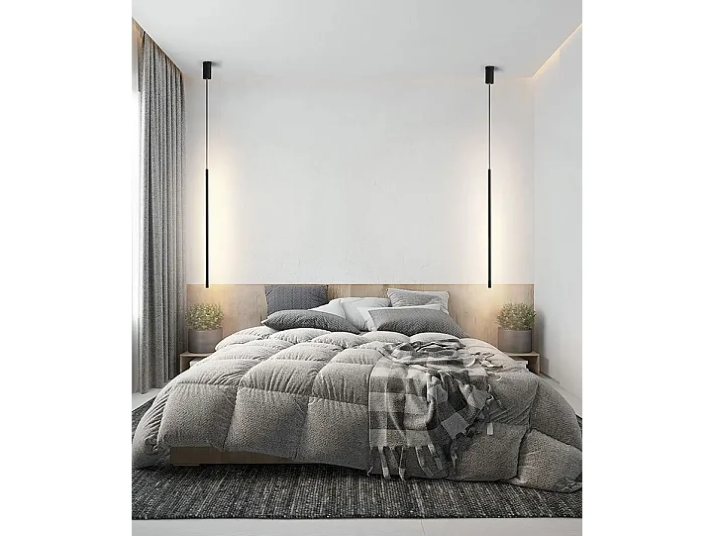 Lámpara Toolight Led App1413-C 100Cm Black Negro Best