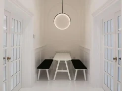 Lámpara Suspendida-Lámpara Toolight Led App1427-C 50Cm Black Negro