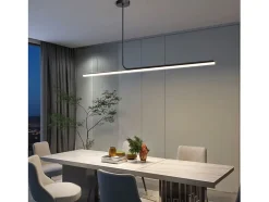 Lámpara Toolight Led App1660-Cp 140Cm Black Negro