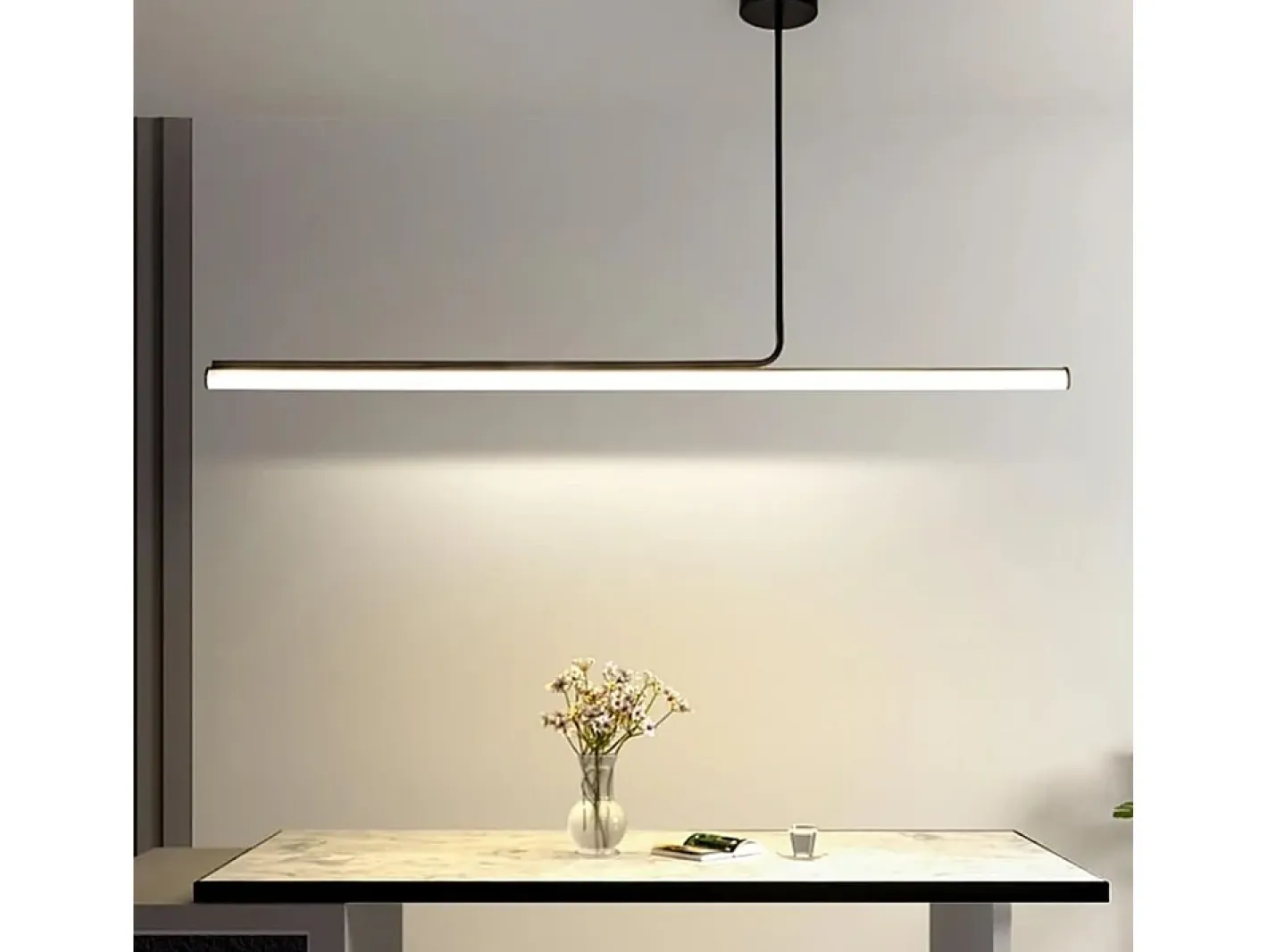Lámpara Toolight Led App1660-Cp 140Cm Black Negro