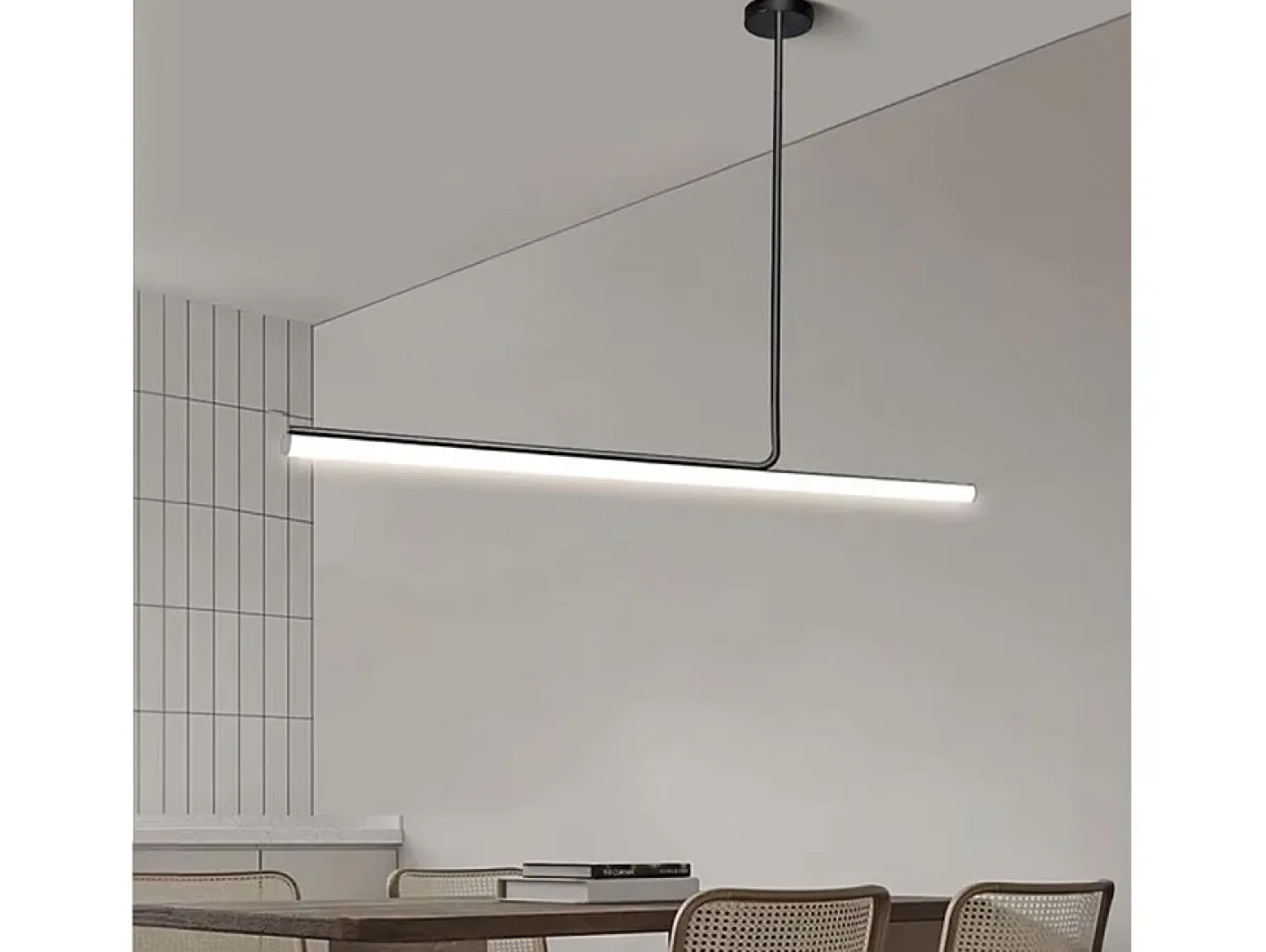 Lámpara Toolight Led App1659-Cp 120Cm Black Negro