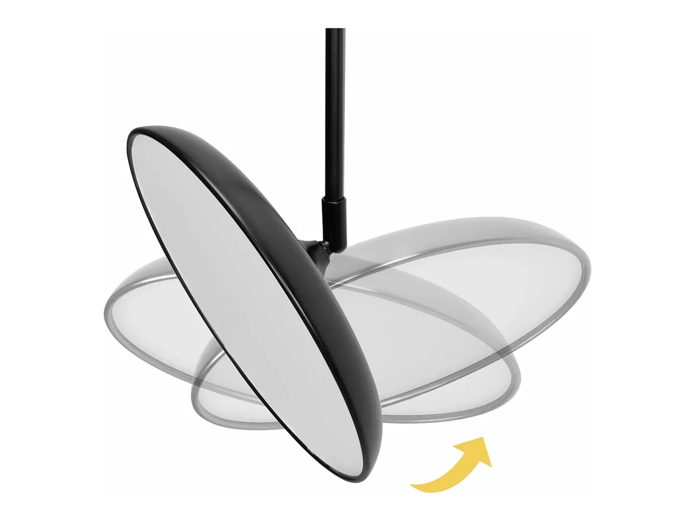 Online Lámpara Toolight Led App1280-Cp Black Negro