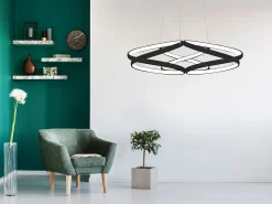 Lámpara Toolight Led App793-Cp Flat Black Negro Outlet
