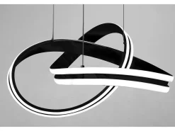 Lámpara Toolight Led App817-Cp Ring Black Negro Best