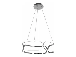 Lámpara Suspendida-Lámpara Toolight Led App792-Cp Trio Chrome Plateado