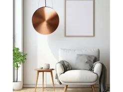 Lámpara Suspendida-Lámpara Toolight Led App1378-Cp Black Copper Negro