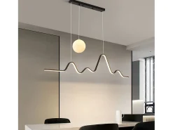 Lámpara Suspendida-Lámpara Toolight LHJ033-CP Black Negro