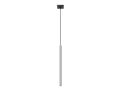 Sollux Lighting Lámparas colgantes Brill moderno de acero - 1 fuentes luminosas 3000K - L.8 x A.100 cm - cromo Gris