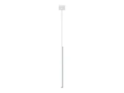 Clearance Sollux Lighting Lámparas colgantes Brill moderno de acero - 1 fuentes luminosas 3000K - L.8 x A.100 cm - Blanco