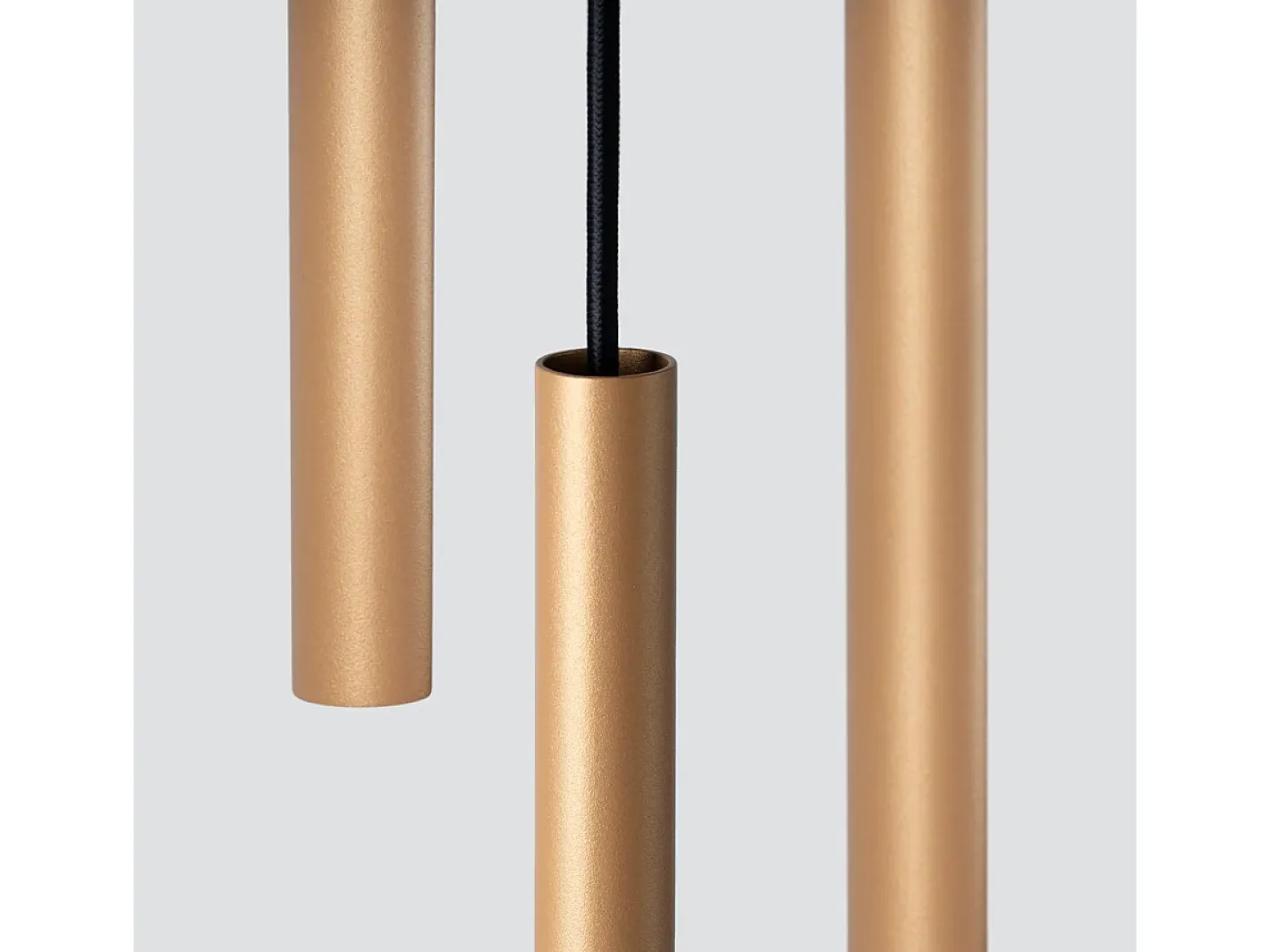 Best Sollux Lighting Lámparas colgantes Brill moderno de acero - 3 fuentes luminosas 4000K - L.20 x A.115 cm - Dorado
