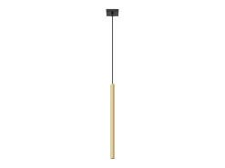 Sollux Lighting Lámparas colgantes Brill moderno de acero - 1 fuentes luminosas 3000K - L.8 x A.100 cm - brillo Dorado Best