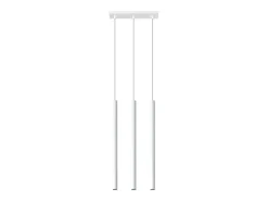 Sollux Lighting Lámparas colgantes Brill moderno de acero - 3 fuentes luminosas 3000K - L.30 x A.90 cm - Blanco Sale