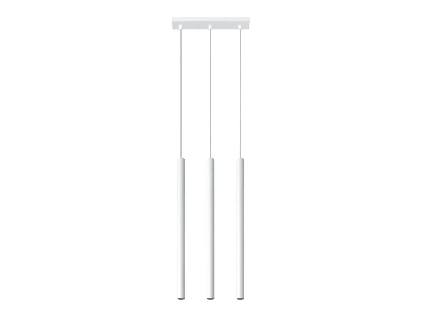 Sollux Lighting Lámparas colgantes Brill moderno de acero - 3 fuentes luminosas 3000K - L.30 x A.90 cm - Blanco Sale