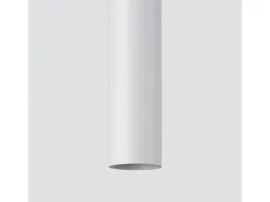 New Sollux Lighting Lámparas colgantes Brill moderno de acero - 5 fuentes luminosas 3000K - L.25 x A.110 cm - Blanco