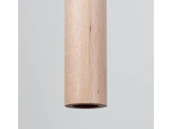 Sollux Lighting Lámparas colgantes Brill moderno de acero/madera - 1 fuentes luminosas 4000K - L.8 x A.120 cm - madera Color natural claro Discount